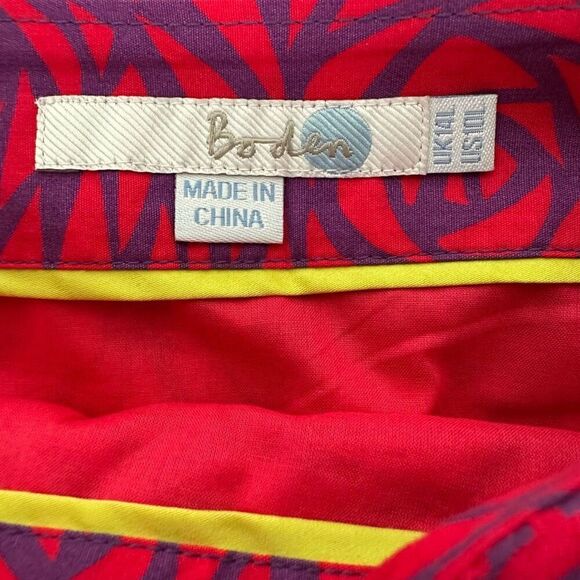 Boden Faux Wrap Tie Side Skirt size 10L - Picture 7 of 13